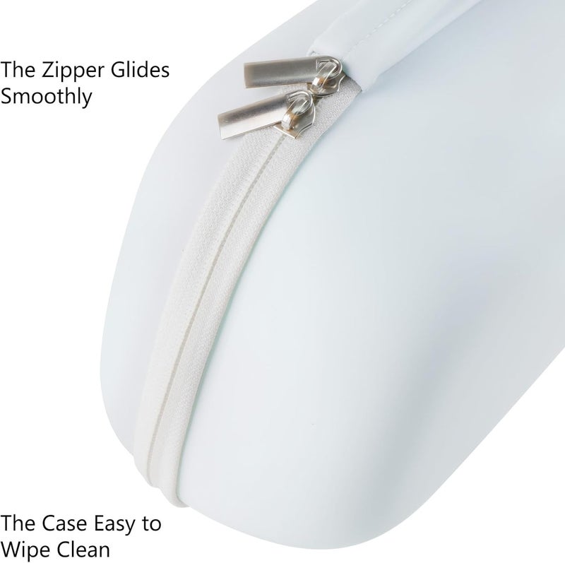 Fellibay Wearable Breast Pump Case, Hard Shell Breast Pump Bag with Removable Tray, Watertight Breast Pump Storage Bag Compatible with Most of Wearable Breast Pumps, Holds 2 Pumps - Image 4